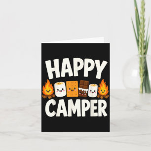 Cartão S'mores fogueira camping
