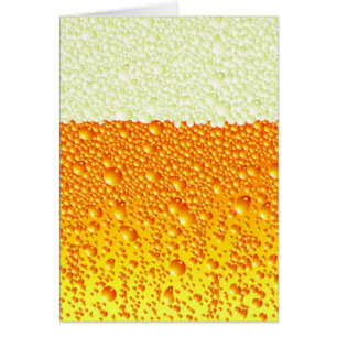 Cartão snobe de cerveja