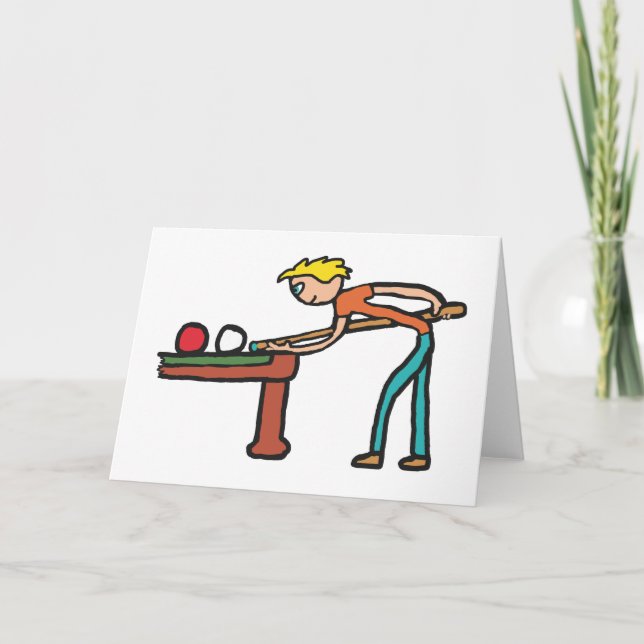 Cartão Snooker (Frente)