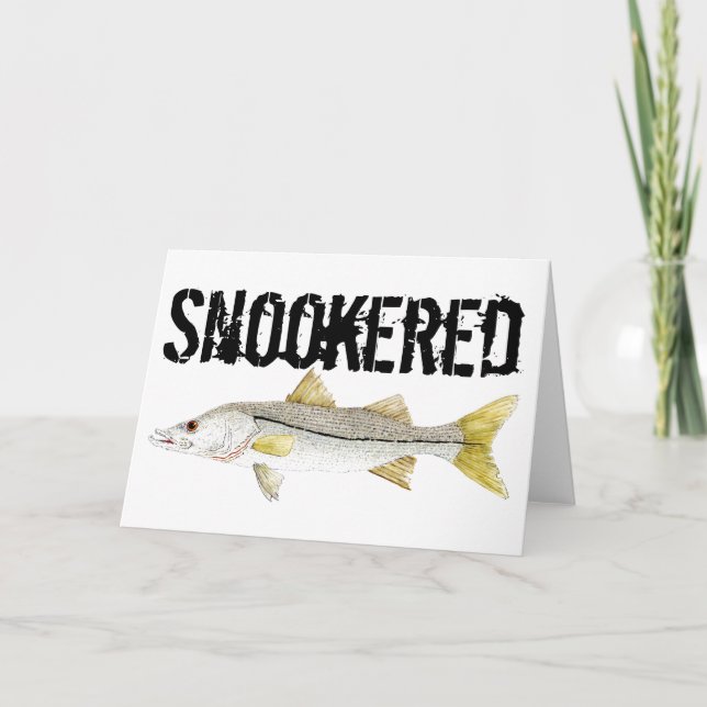 Cartão Snookered- Snook (Frente)
