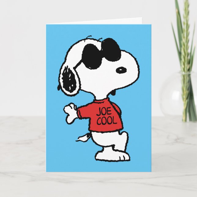 Cartão Snoopy "Joe Legal" em pé (Frente)