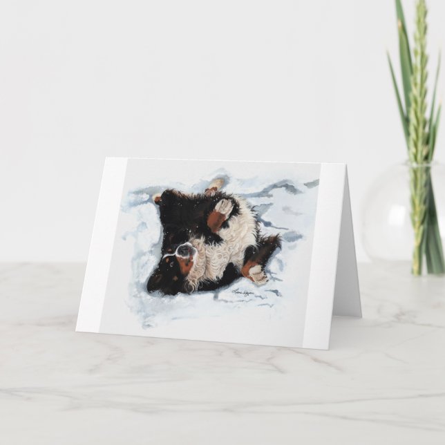 Cartão Snow Angel (Frente)