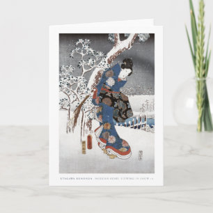 Cartão Snow Geisha Card 2