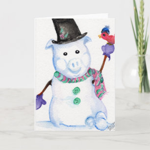 Cartão Snow PIG Card