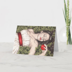Cartão Snow White Greeting Card