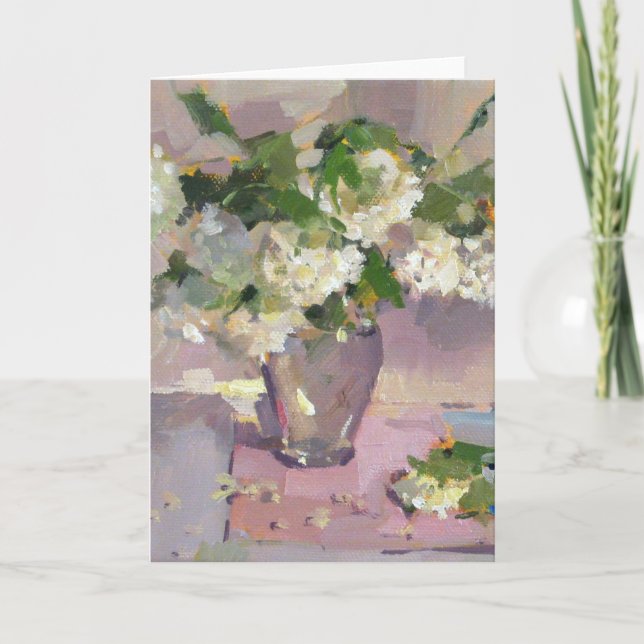 Cartão Snowballs do primavera (Frente)