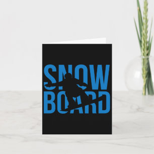 Cartão Snowboard 8