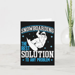 Cartão Snowboard A Melhor Solução Para Qualquer Problema 