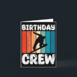 Cartão Snowboard Birthday Crew Snowboarder Kids Amigo<br><div class="desc">Snowboard Birthday Crew Snowboarder Kids Amigos</div>