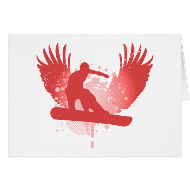 Cartão snowboard: fidelidade: (Frente Horizontal)