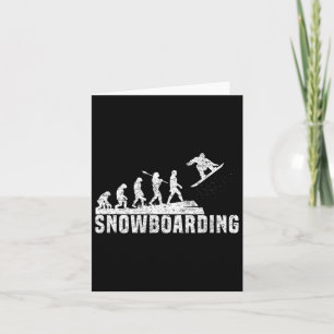 Cartão Snowboard Freestyle Snowboarders I Snowboard Ev