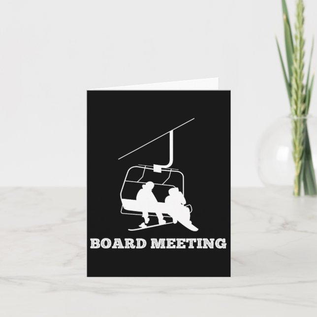 Cartão Snowboard Meeting Snowboard Vacing (Frente)