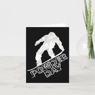 Cartão Snowboard Ski Winter Sports Snow Day