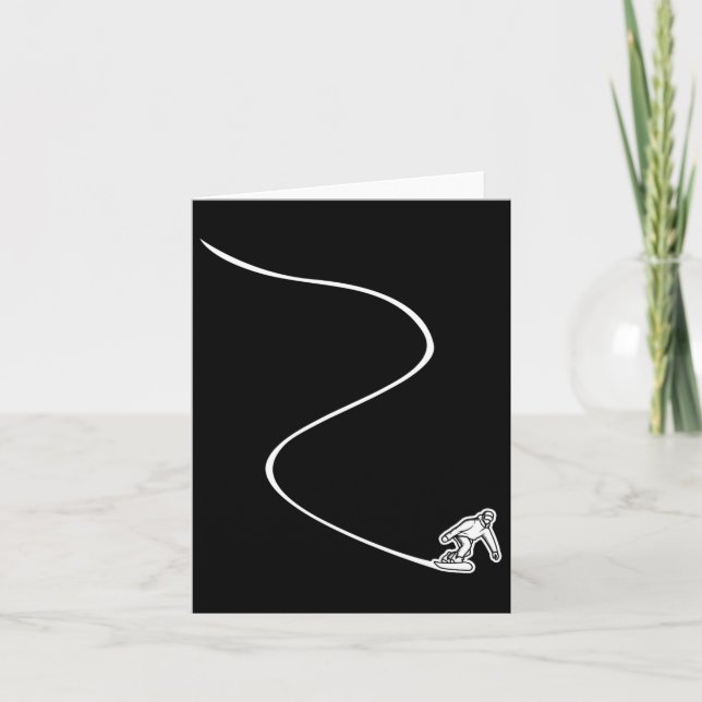 Cartão Snowboard Slopes - Snowboard (Frente)