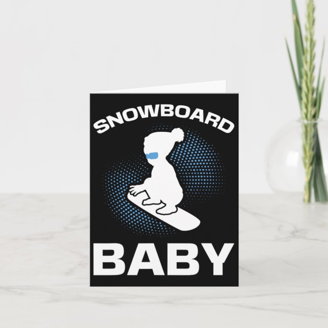 Cartão Snowboard Snowboard Ba (Frente)