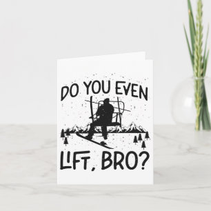 Cartão Snowboard Snowboard Ski Levanta Você Até Levanta