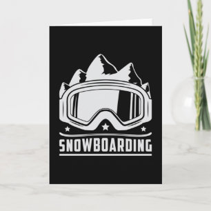 Cartão Snowboard Snowboarder Snowboard Snowboard Snowboar