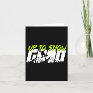 Cartão Snowboard Snowboia, Esportes de inverno de Boas Ne