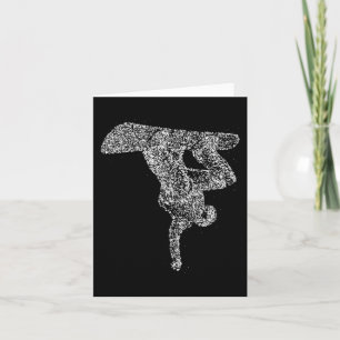 Cartão Snowboarder Winter Sport Mounts Snowboardi