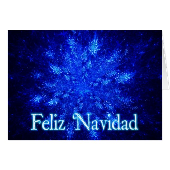 Cartão Snowburst (Frente Horizontal)