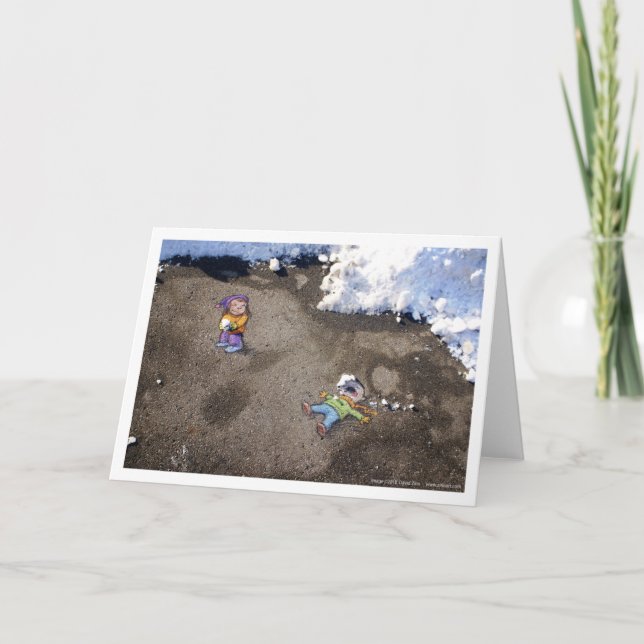 Cartão snowfight (Frente)