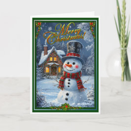 Cartão Snowman