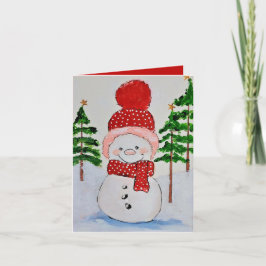 Cartão Snowman Christmas
