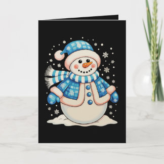 Cartão Snowman Christmas Xmas Winter Holiday Season