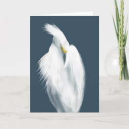 Cartão Snowy Egret