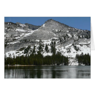 Cartão Snowy Tenaya Lake Yosemite - Foto do Parque Nacion