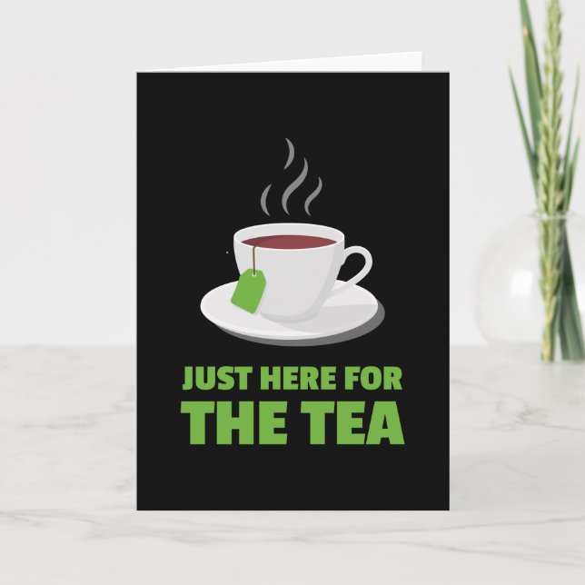 Cartão Só Aqui Para O Bebê De Chá (Frente)