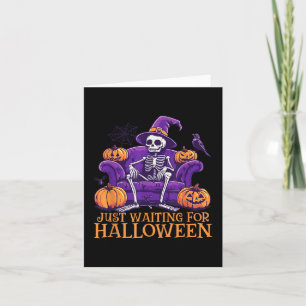 Cartão Só Esperando A Camisa De Halloween - Summerwin Fun