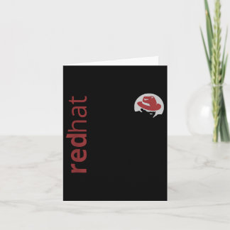 Cartão So L do Ventilador do Red Hat Tux Penguin de Códig