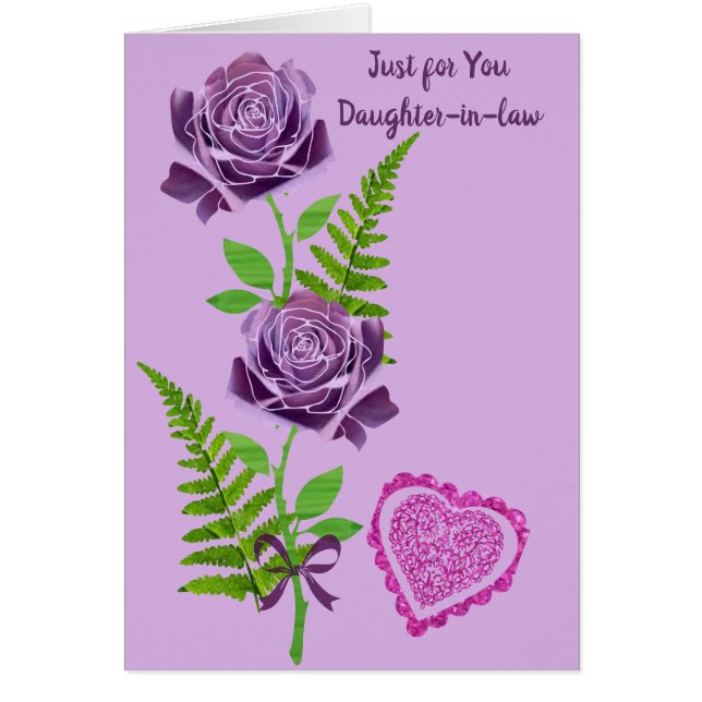 Cartão Só para você, cunhada: (Frente)