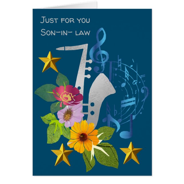 Cartão Só para você, genro. (Frente)