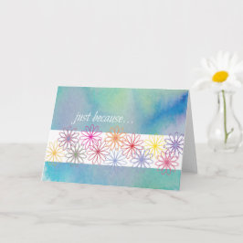 Cartão Só porque...