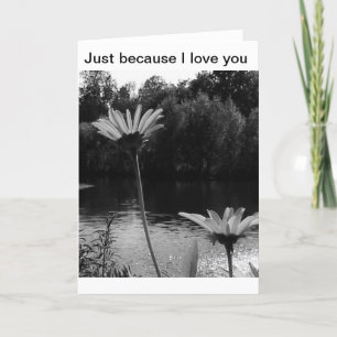 Cartão Só porque te amo cartas
