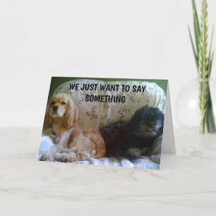 CARTÃO SÓ QUEREMOS DIZER FELIZ ANIVERSÁRIO