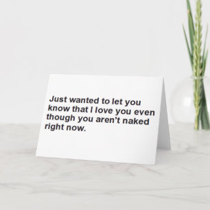 Cartão Só queria que soubesse que te amo