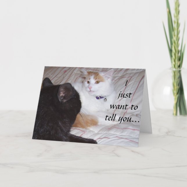 CARTÃO SÓ QUERO TE DIZER QUE EU TE AMO (Frente)