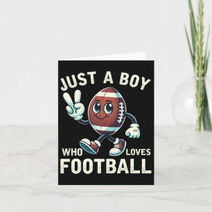Cartão Só Um Menino Que Adora Futebol Boys