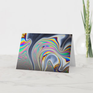 Cartão Soap bubble macro photo