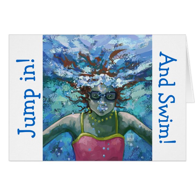 Cartão Sob Água (Frente Horizontal)