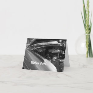 Cartão Sob O Cartaz De Pensar Em Você