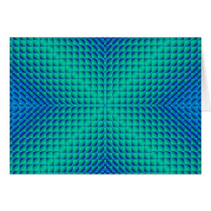 Cartão Sob o vidro dois