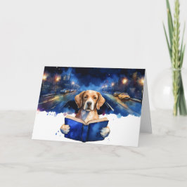 Cartão Sober Dog Lendo Grande Aniversário de Recuperação 