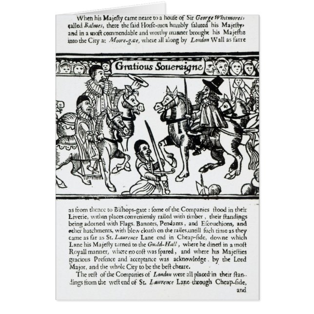 Cartão Soberano gracioso, c.1631 (Frente)