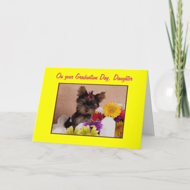 CARTÃO SOBRE A GRADUAÇÃO DA NOSSA FILHA (Frente)