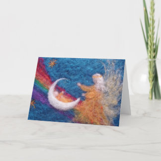 Cartão Sobre a ponte do arco-íris