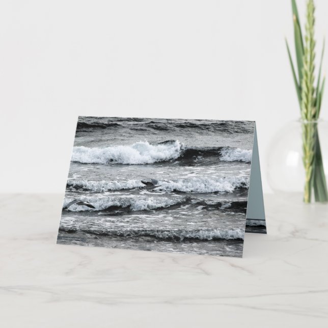 Cartão Sobre as ondas (Frente)